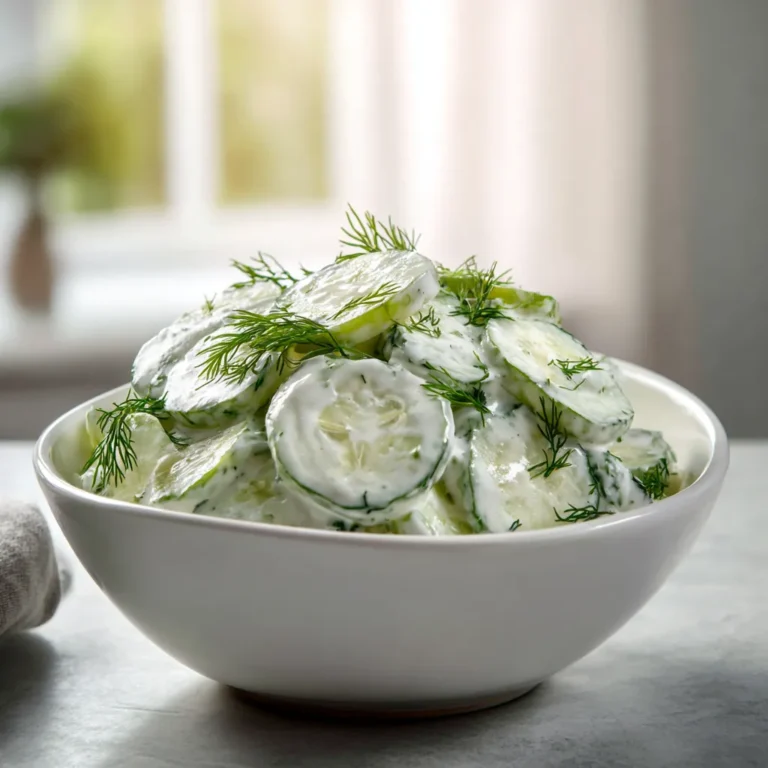 Creamy Cucumber Salad
