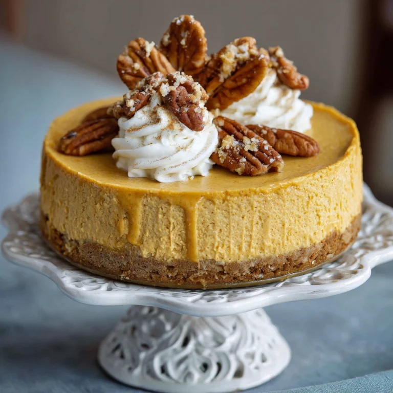 No-Bake Salted Pecan Pumpkin Cheesecake 6 No-Bake Salted Pecan Pumpkin Cheesecake