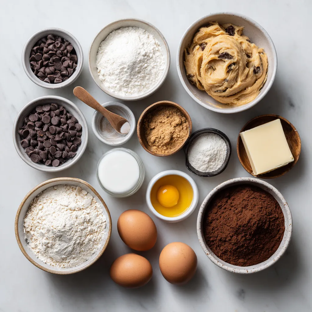 Edible Cookie Dough Recipe 3 ingredients of Edible Cookie Dough Recipe