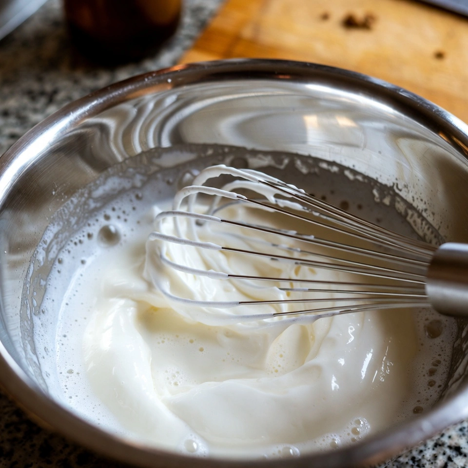 Fluffy Japanese Soufflé Pancakes 4 fluffy cream for Fluffy Japanese Soufflé Pancakes