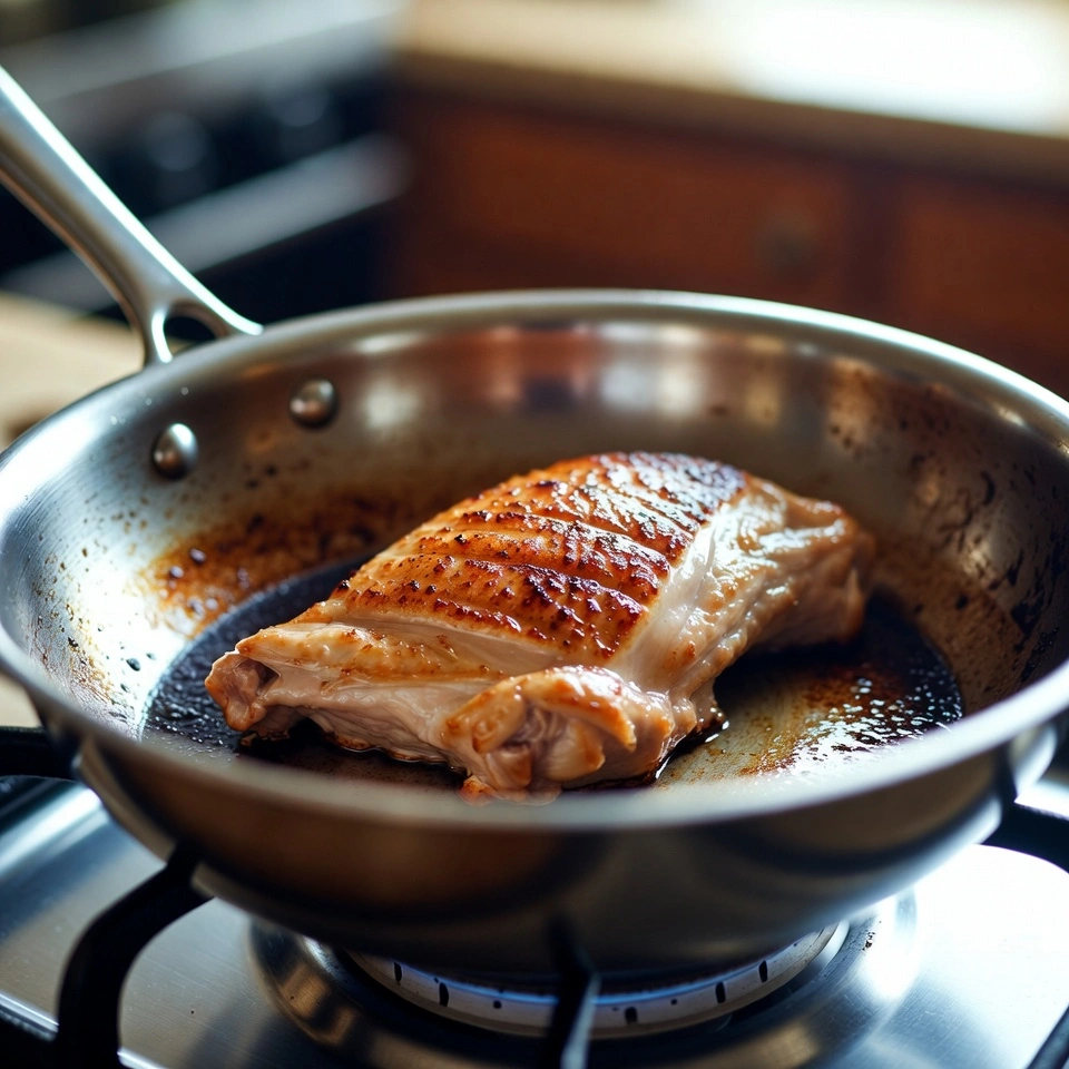 Marry Me Chicken Recipe 4 frying the chicken