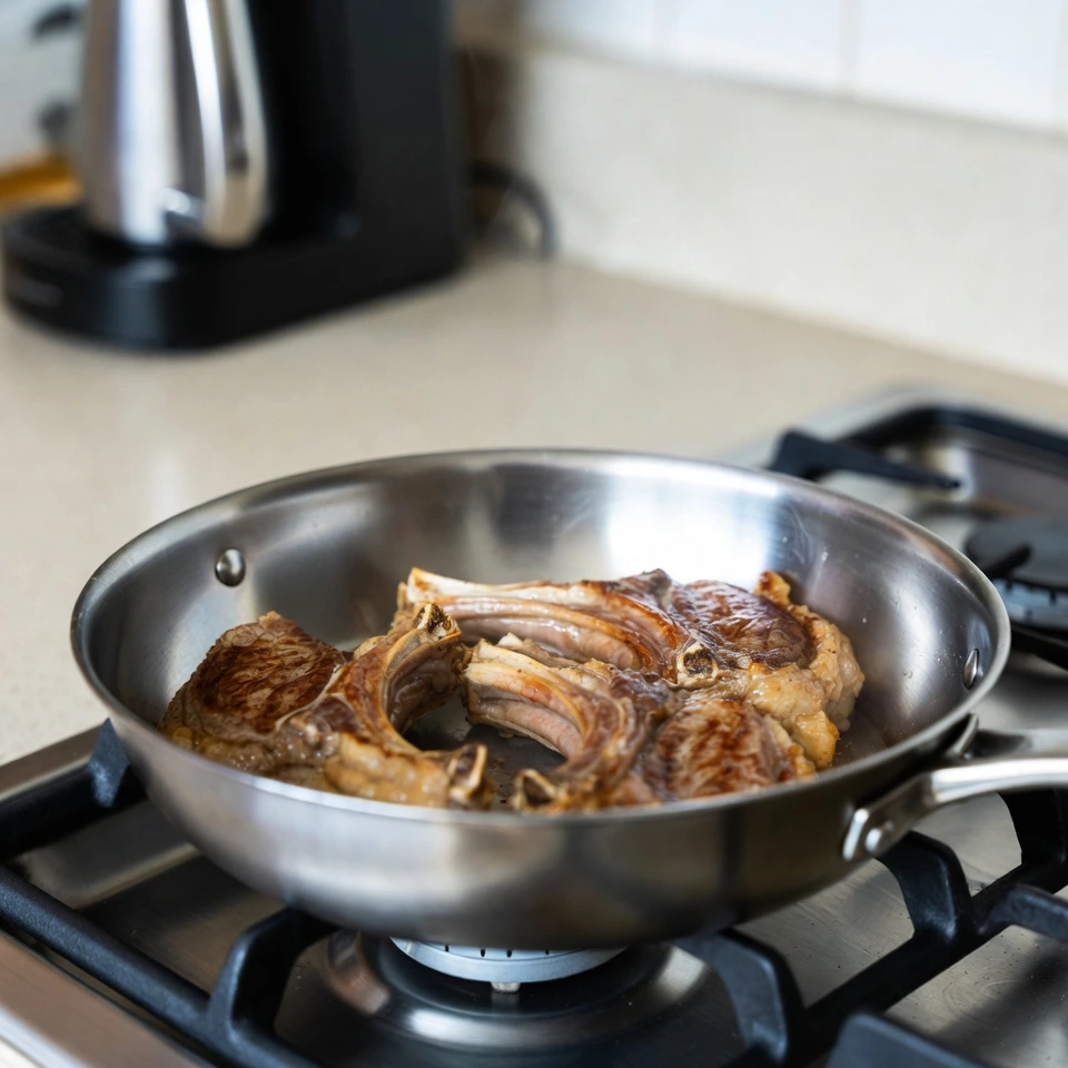 Honey Garlic Glazed Lamb 4 preparing lamb