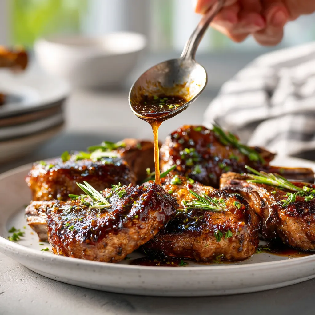 Honey Garlic Glazed Lamb 6 serving Honey Garlic Glazed Lamb