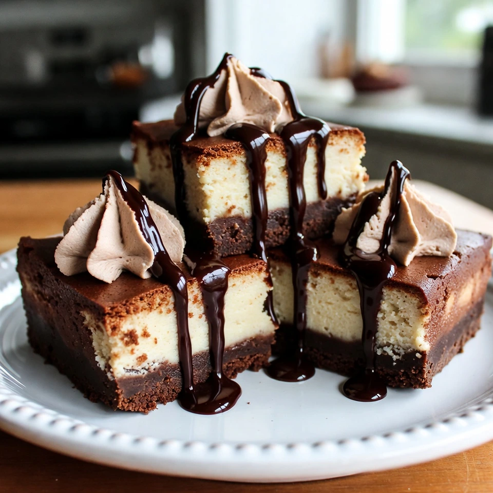 Hot Chocolate Cheesecake Bars