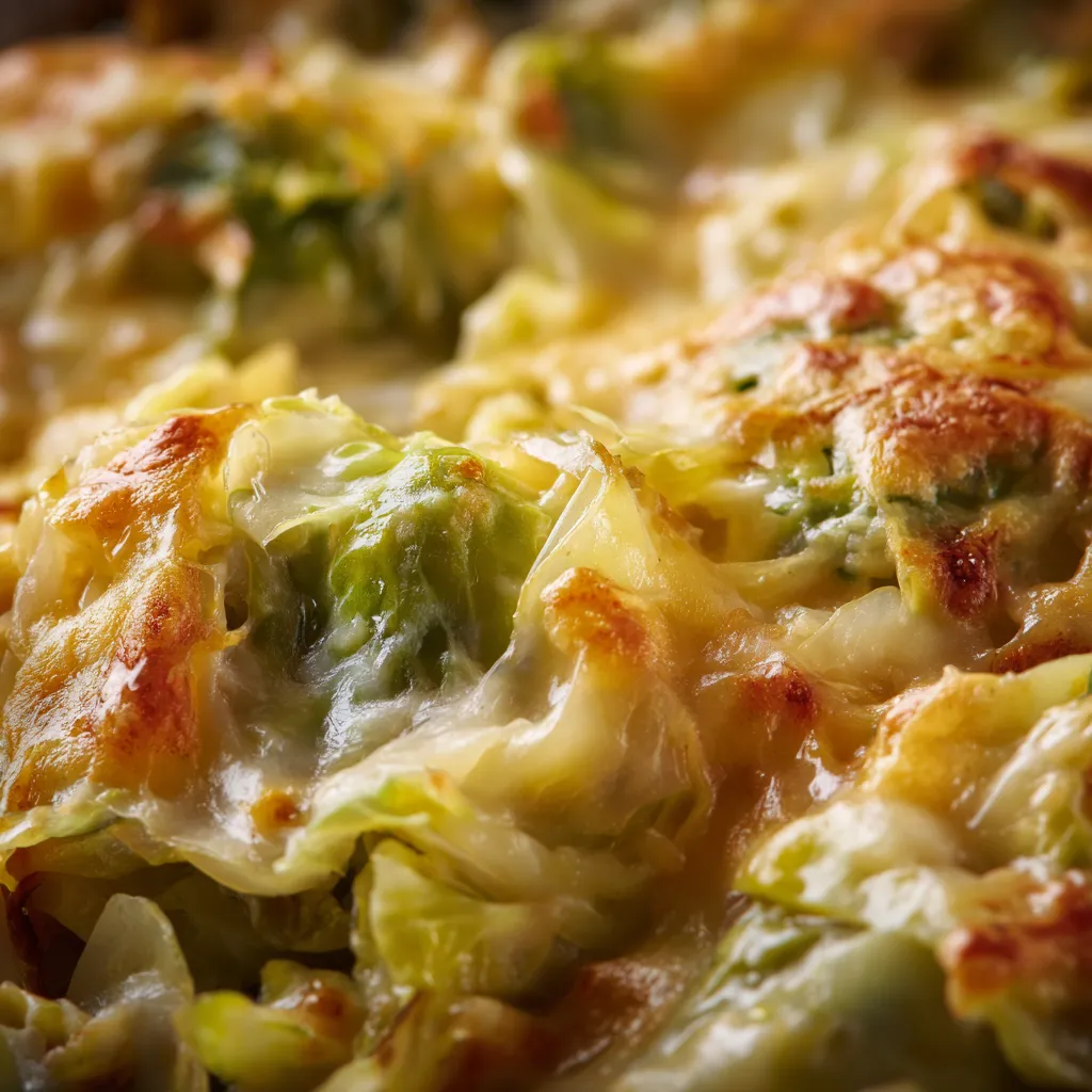 Low-Carb Cheesy Cabbage Casserole 2 low-carb cheesy cabbage casserole