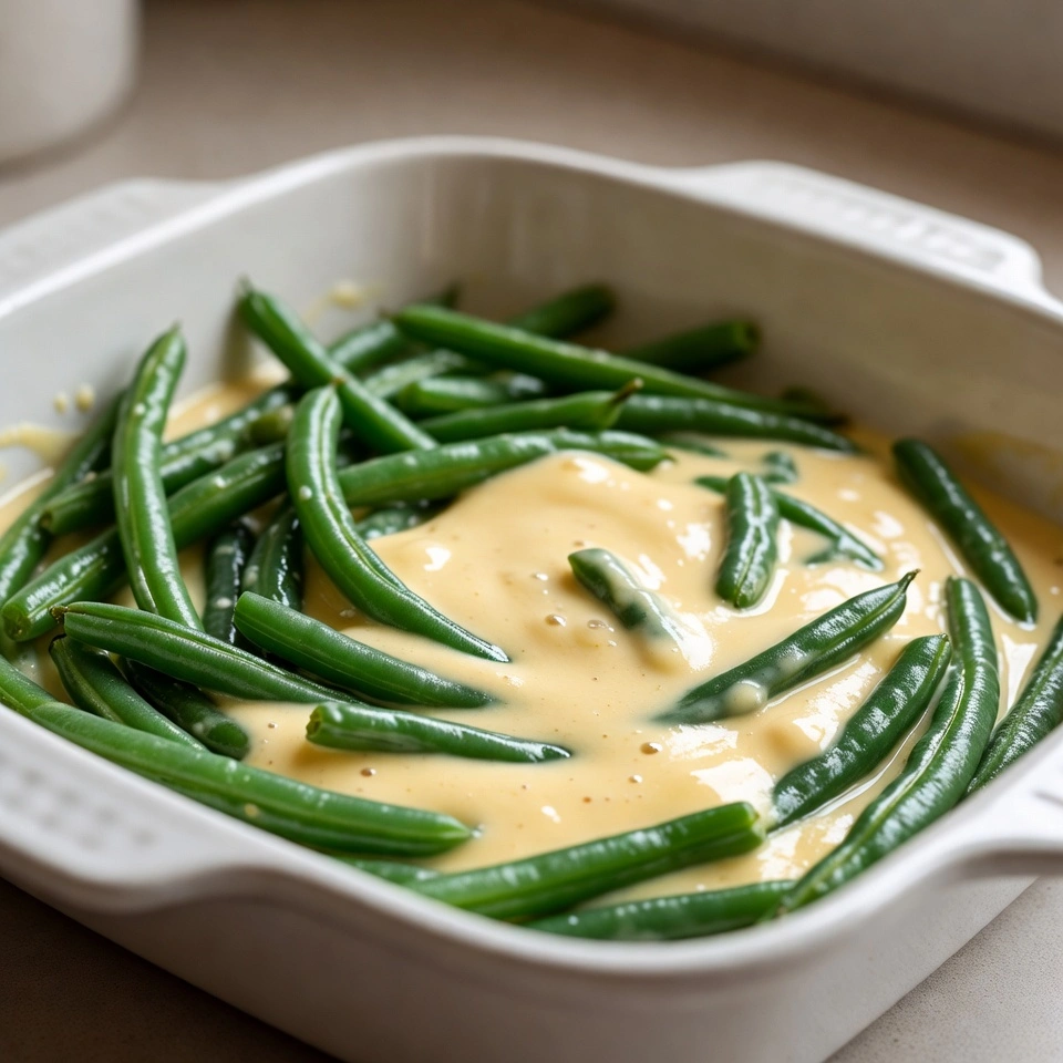 Green Bean Casserole with Cheese