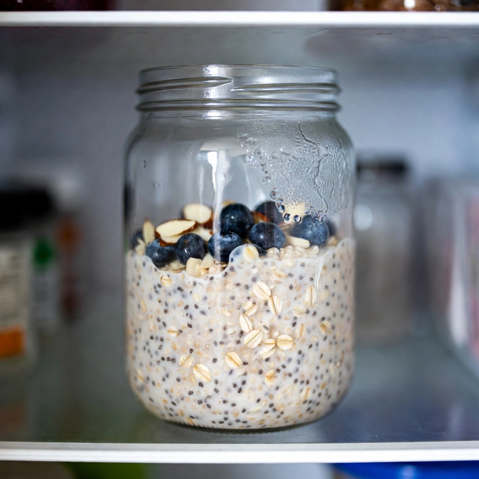 Vegan Overnight Oats 5 Vegan Overnight Oats chilling overnight