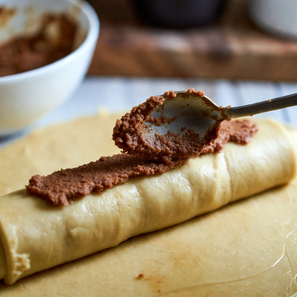 Birthday Cake Cinnamon Rolls 4 Birthday Cake Cinnamon Rolls preparing