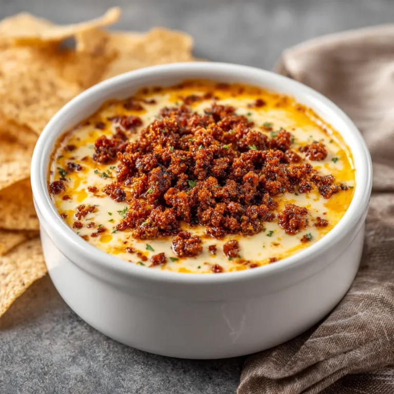 Cheesy Chorizo Queso Dip 3 cheesy chorizo queso dip