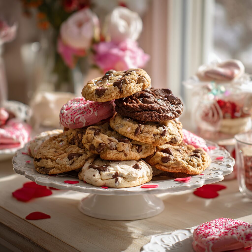 Kitchen Sink Cookies Valentine’s Recipe 6 serving the Kitchen Sink Cookies Valentine’s Recipe