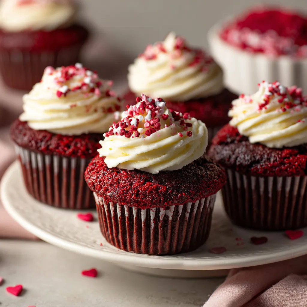 Red Velvet Cream Cheese Muffins Valentine’s Day 7 Red Velvet Cream Cheese Muffins Valentine’s Day