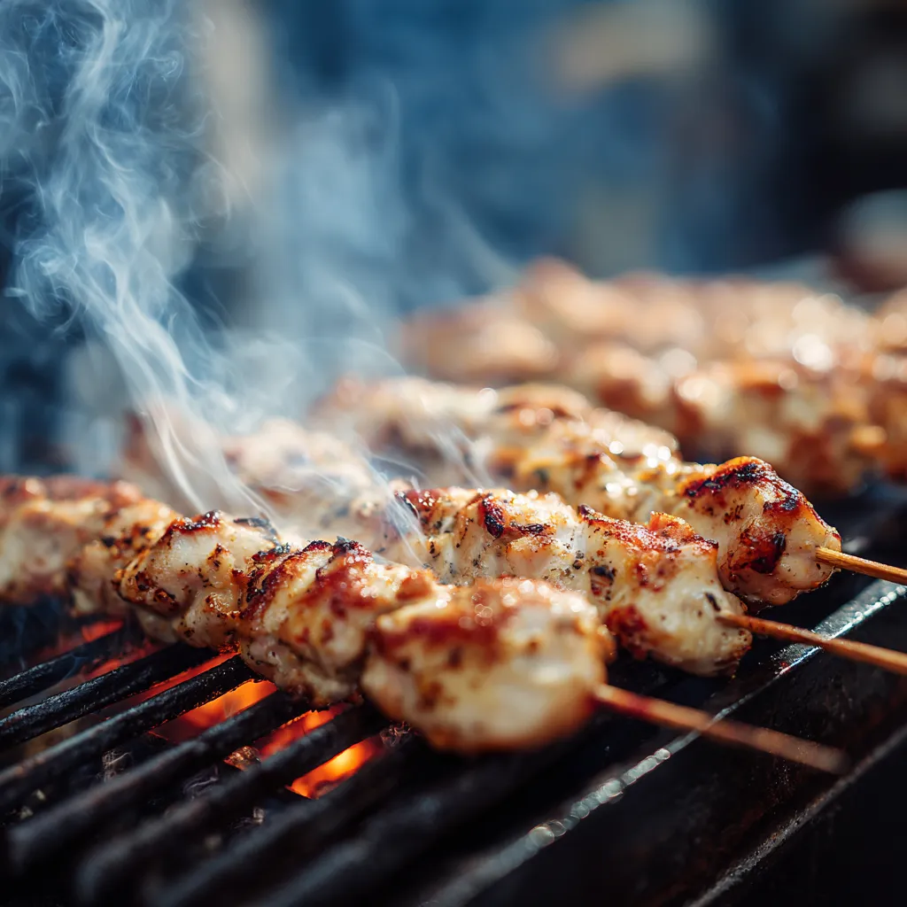 grilled the Grilled Cowboy Butter Chicken Skewers