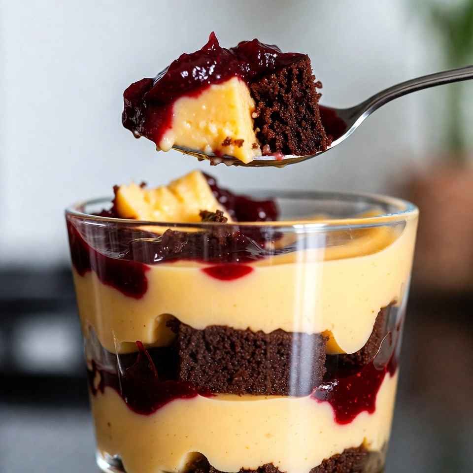 eating Dark chocolate browni