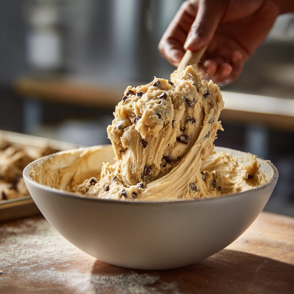 Kitchen Sink Cookies Valentine’s Recipe 4 making dough for Kitchen Sink Cookies Valentine’s Recipe