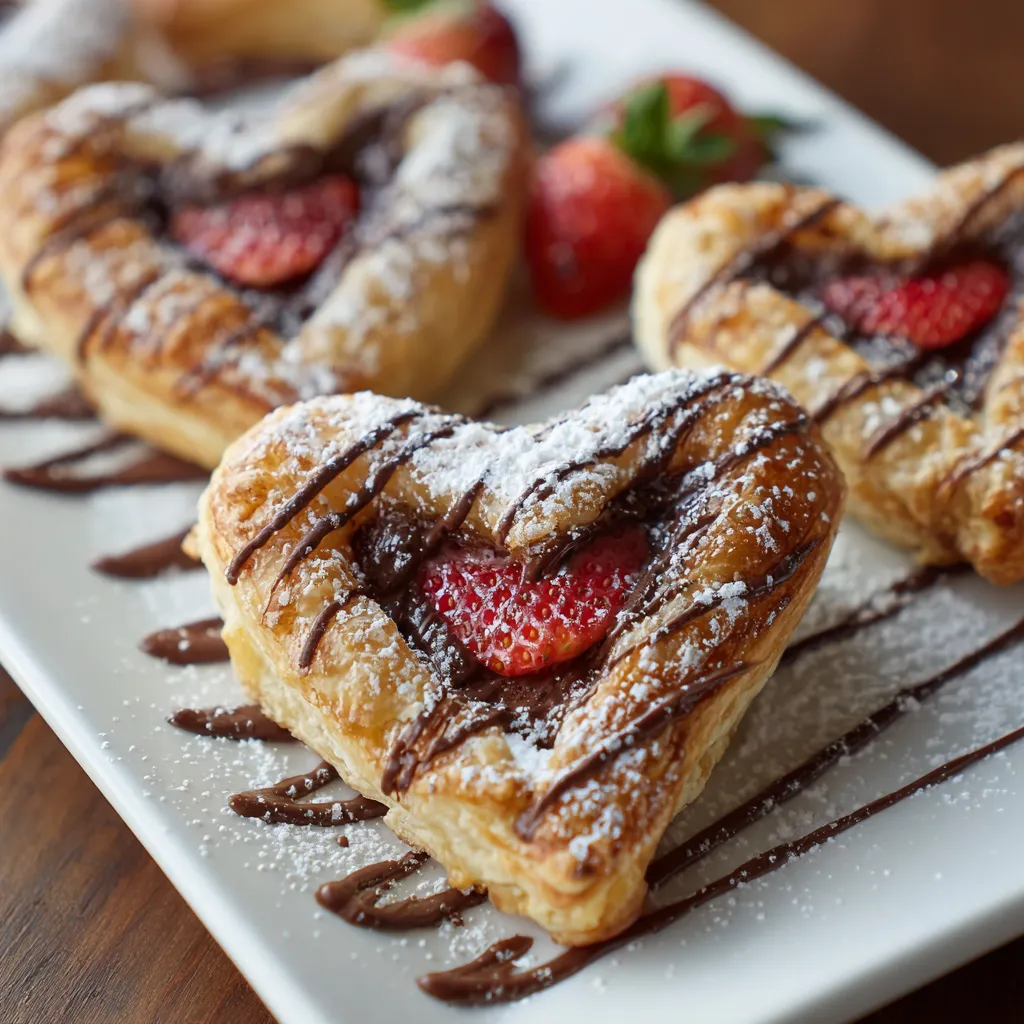 Strawberry Nutella Puff Pastry Hearts 7 Strawberry Nutella Puff Pastry Hearts