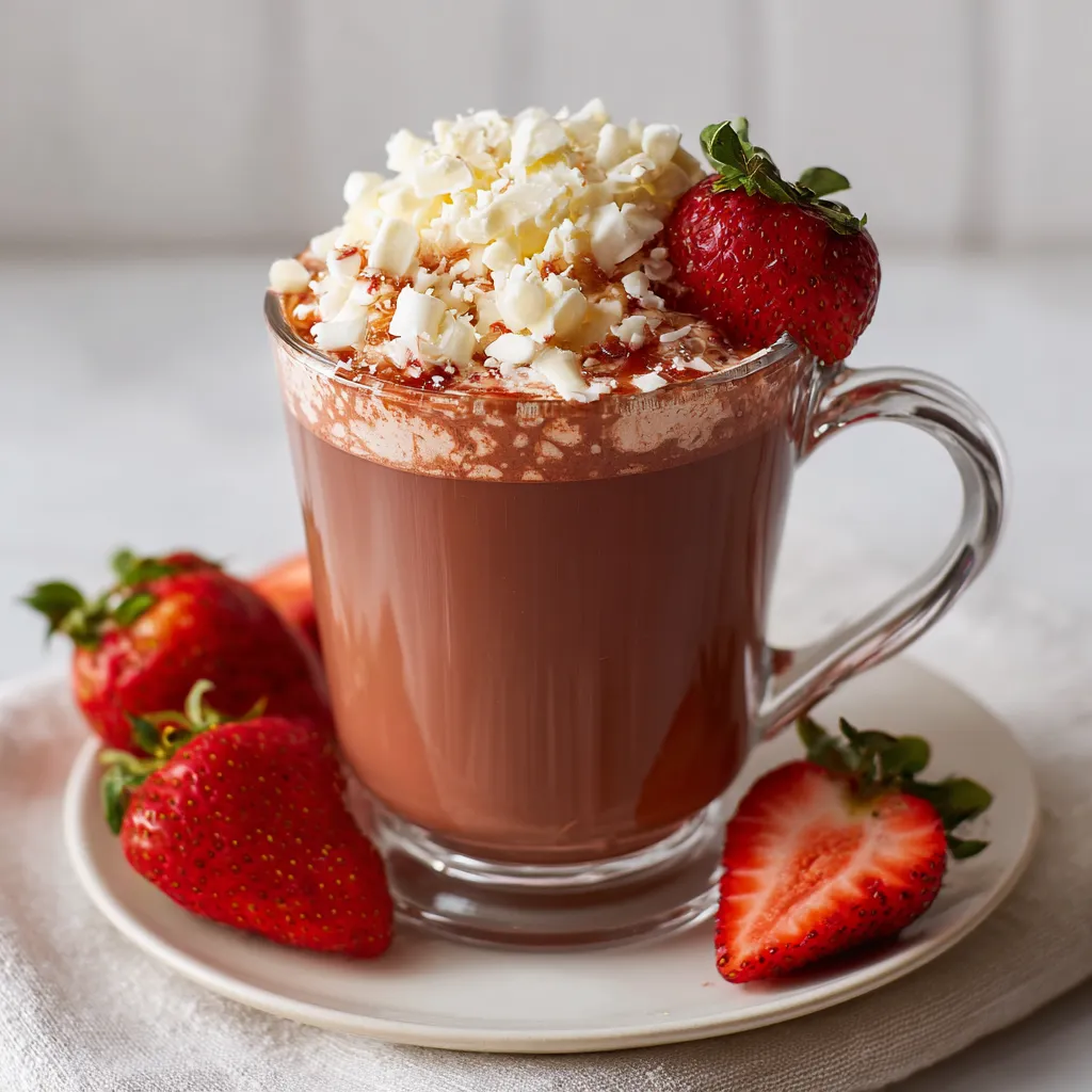 Strawberry Hot Chocolate