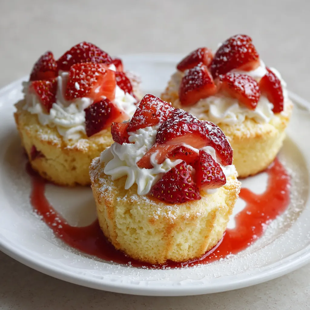 Strawberry Shortcake Cups That Are Fresh, Creamy, and Perfectly Layered 2 Strawberry Shortcake Cups in plate