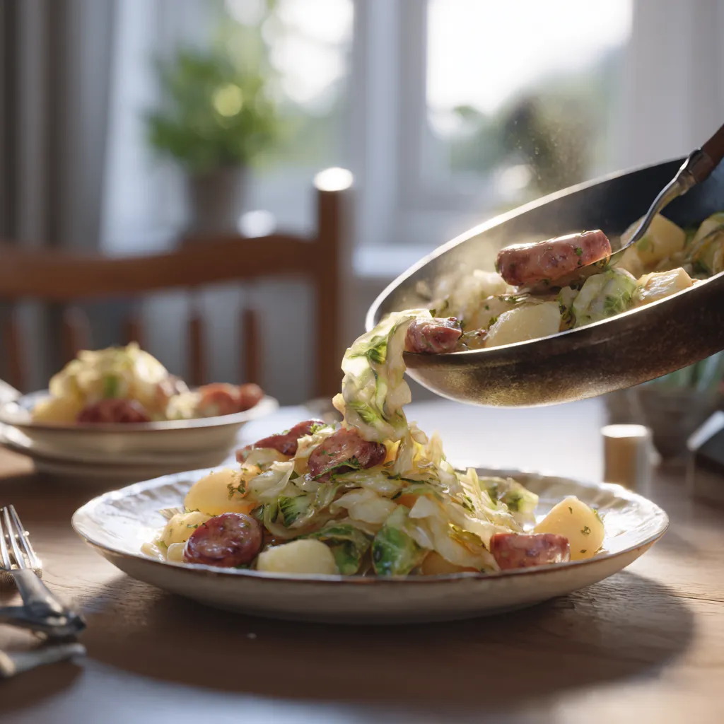 Cabbage Potatoes and Sausage 2 Cabbage Potatoes and Sausage