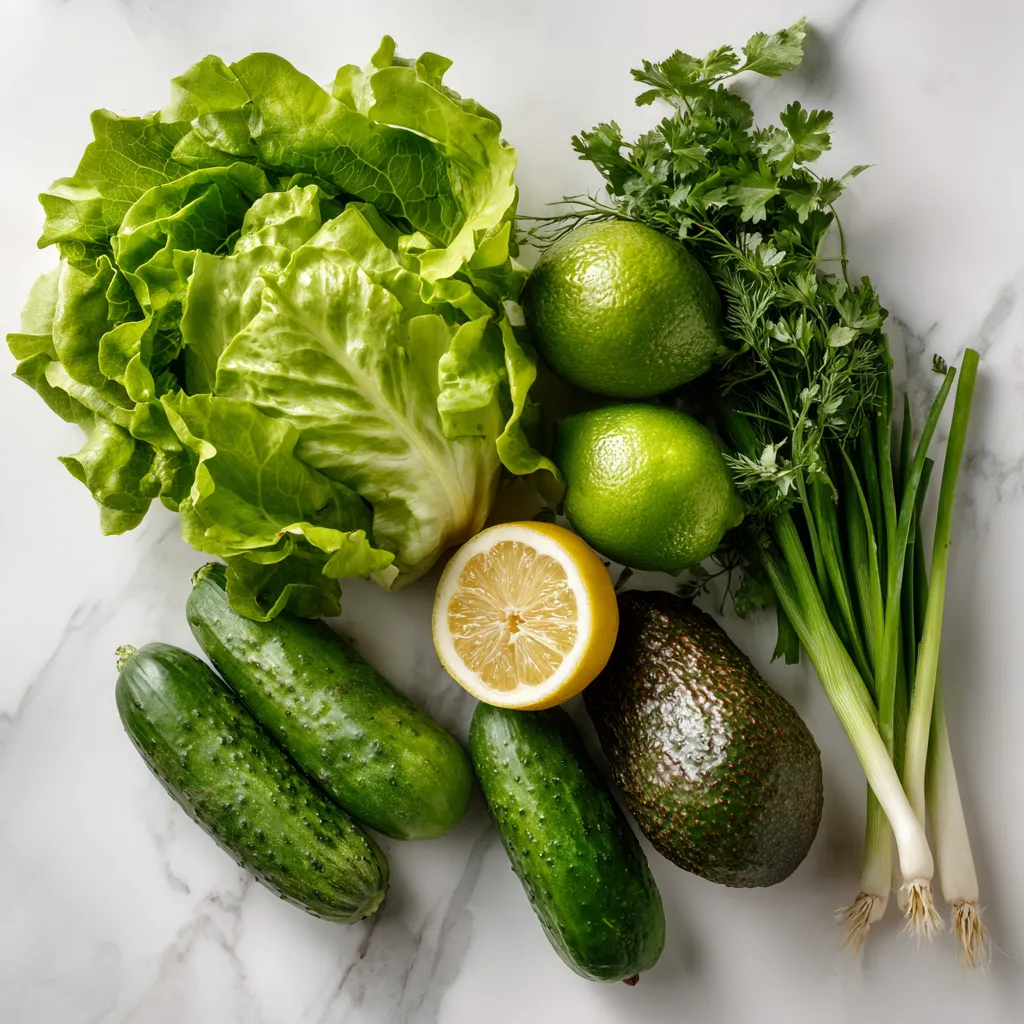 ingredients of Green Goddess Salad