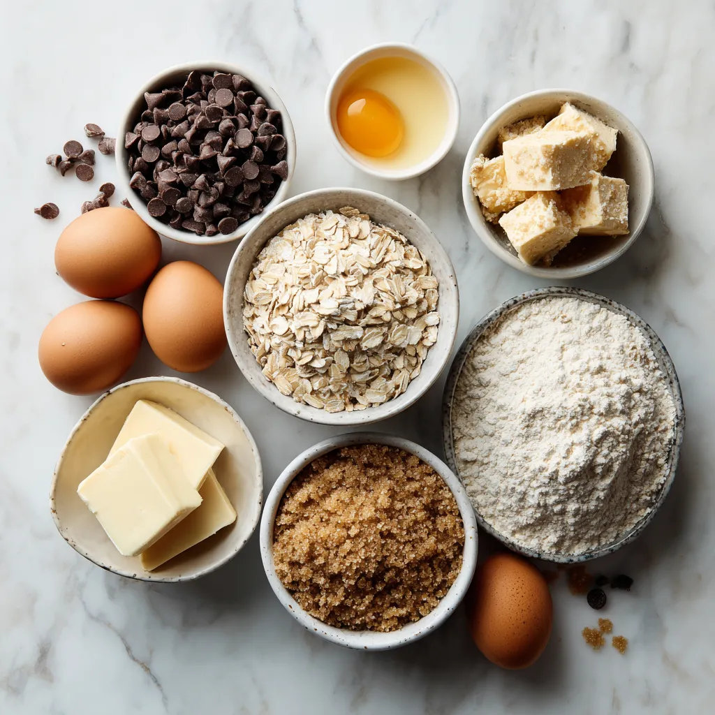 Oatmeal Chocolate Chip Cookie Recipe That’s Chewy, Cozy, and Irresistible 3 ingredients for Oatmeal Chocolate Chip Cookie