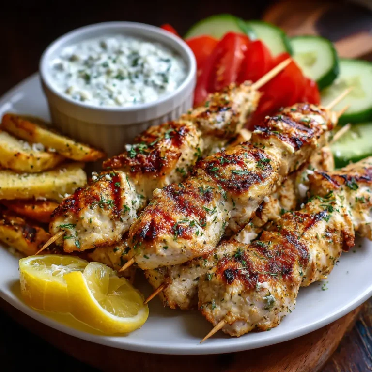 Air Fryer Chicken Souvlaki