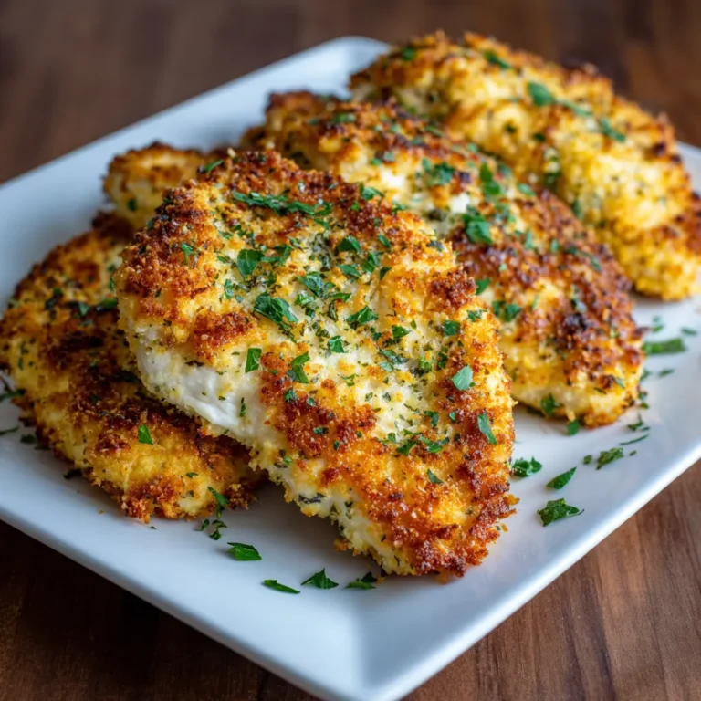 Air Fryer Parmesan Crusted Chicken