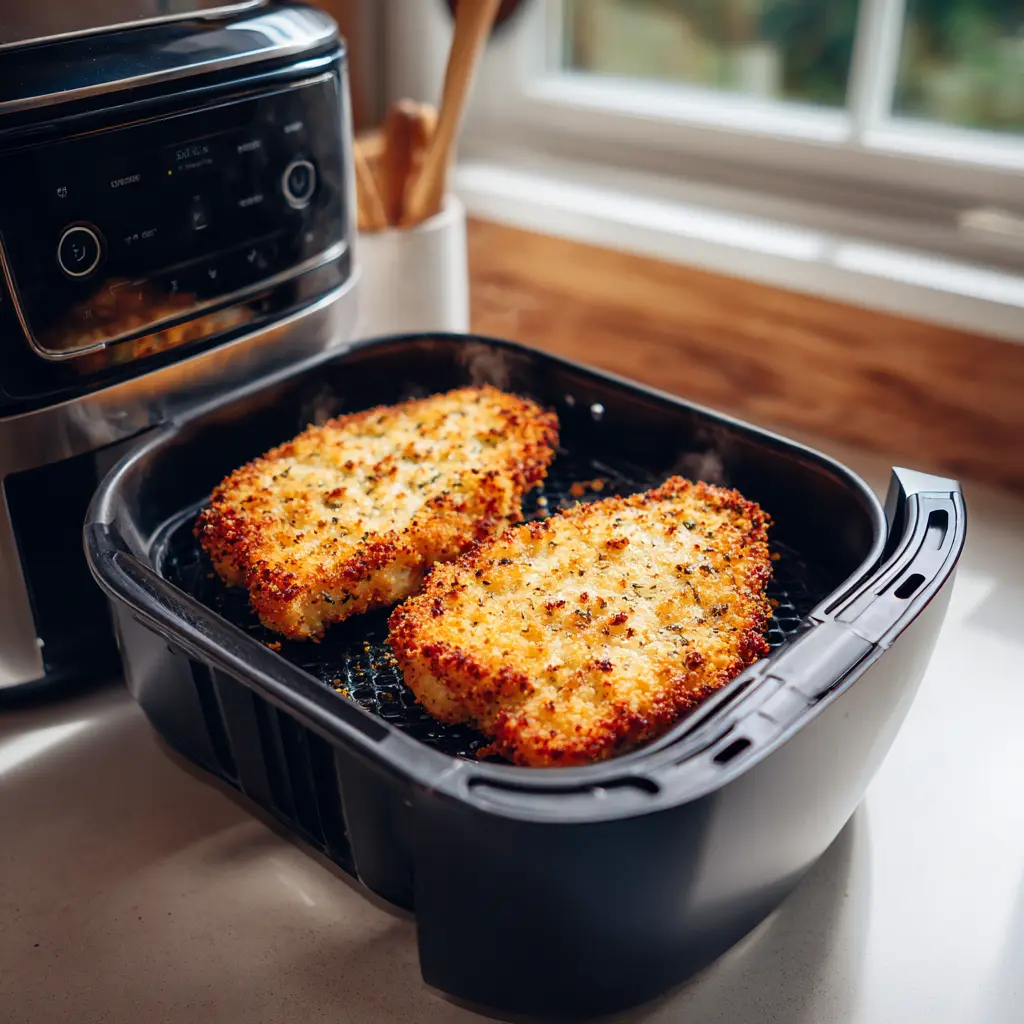Air Fryer Parmesan Crusted Chicken 5 Air Fryer Parmesan Crusted Chicken