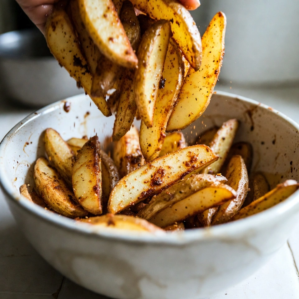 Air Fryer Potato Wedges 4 Air Fryer Potato Wedges