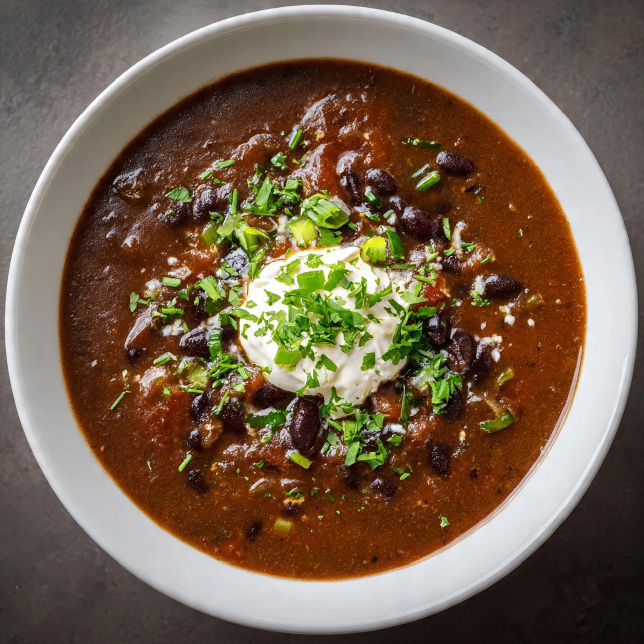Black Bean Soup, Cozy, Creamy & Packed with Flavor 1 Black Bean Soup