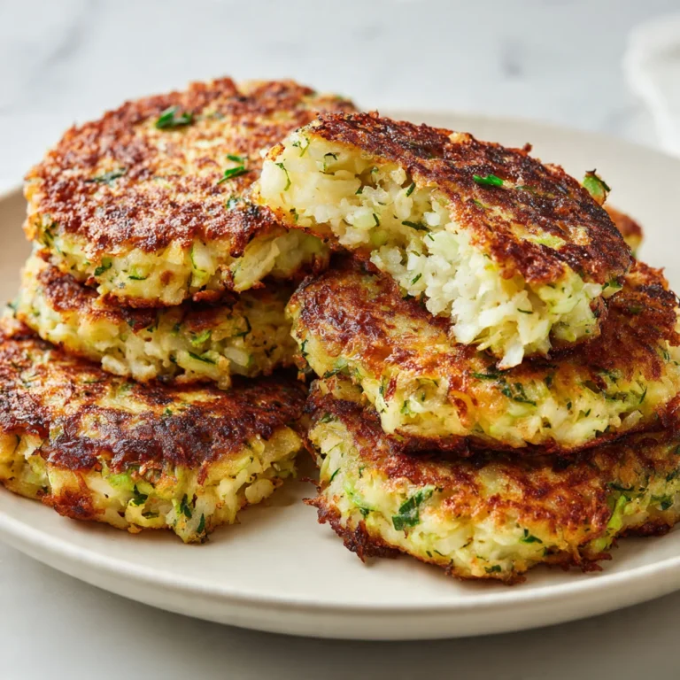 Cabbage Patties with Crispy Edges and Tender Savory Center 1 Cabbage Patties