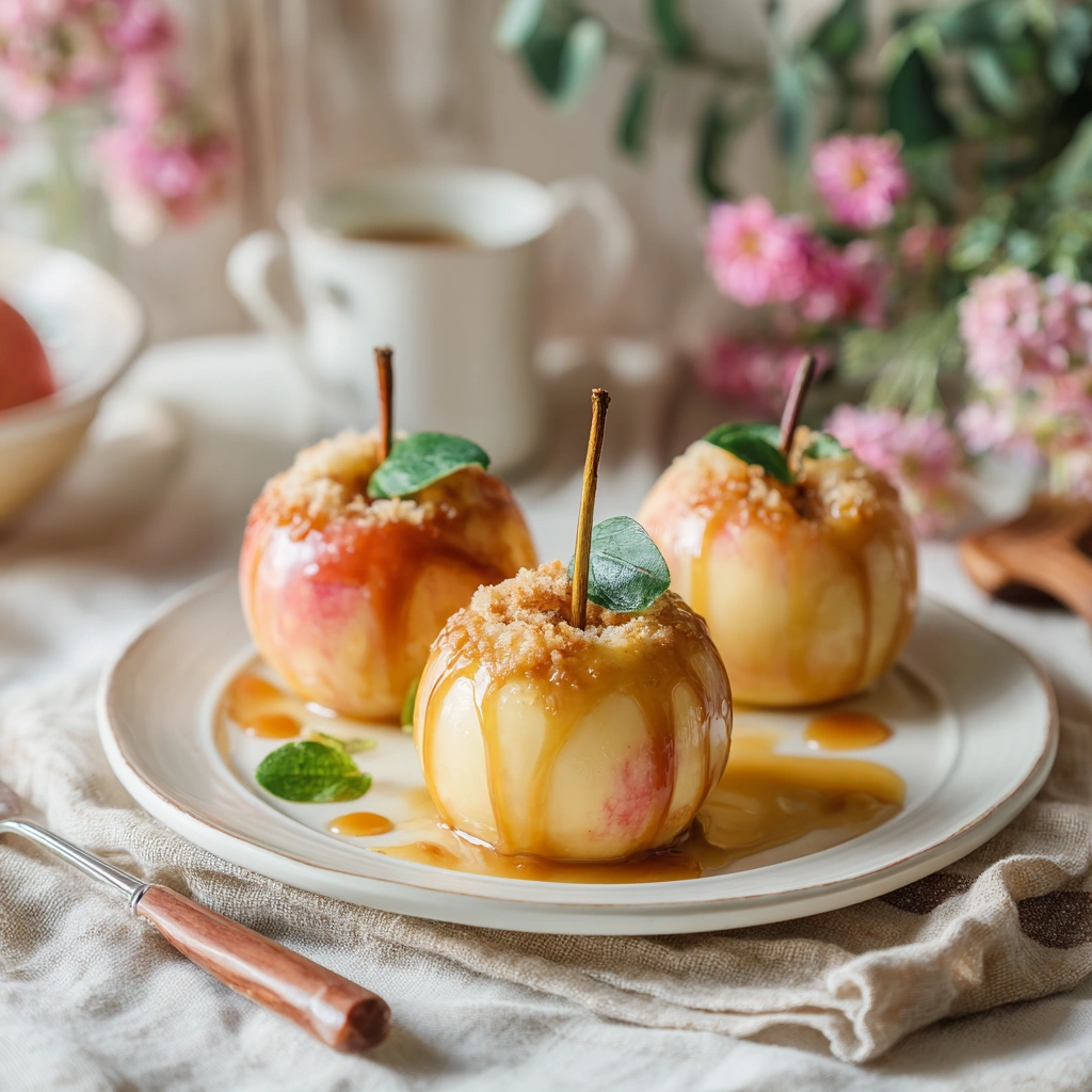 Cheesecake Stuffed Apples