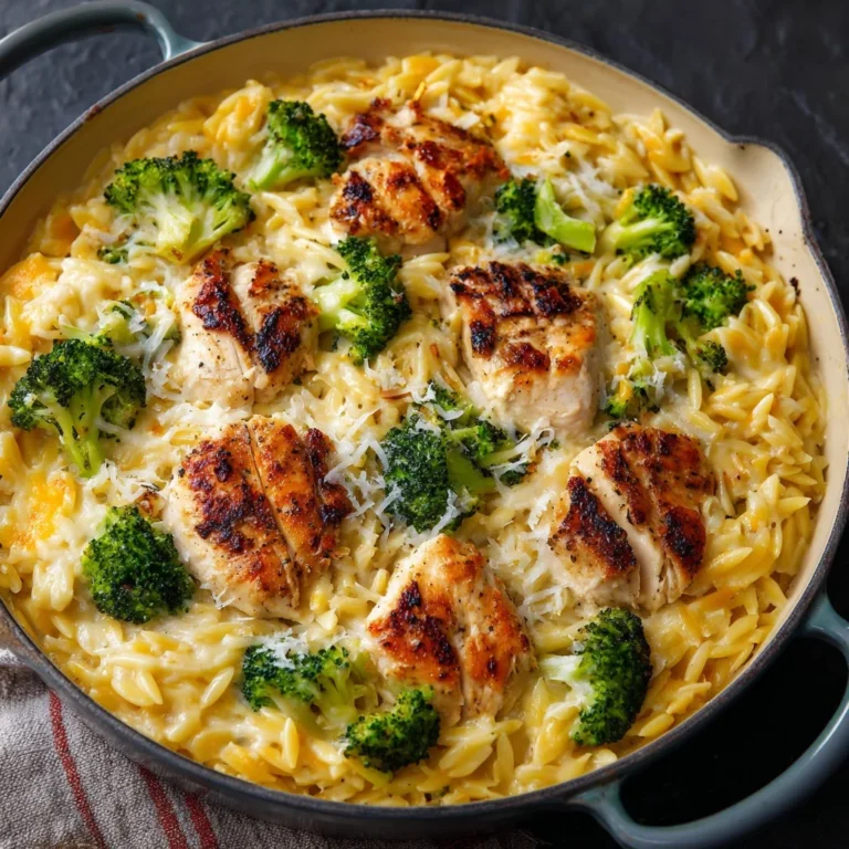 Cheesy Chicken Broccoli Orzo Recipes