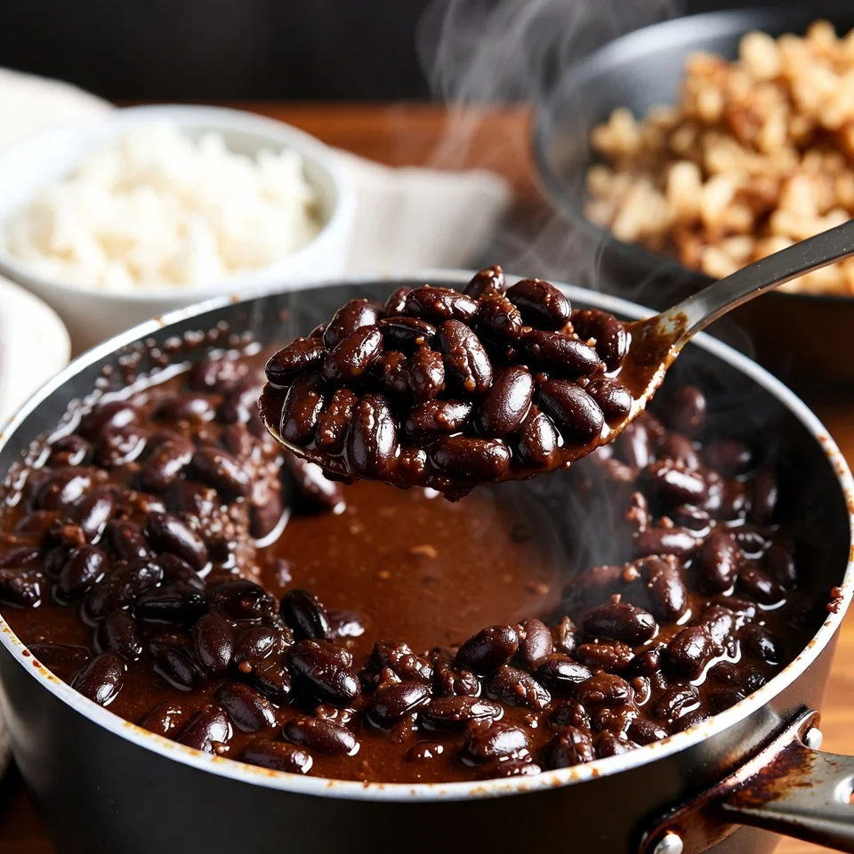 Chile Colorado with Rice & Beans Plate 4 Black beans and rice dinner side dish