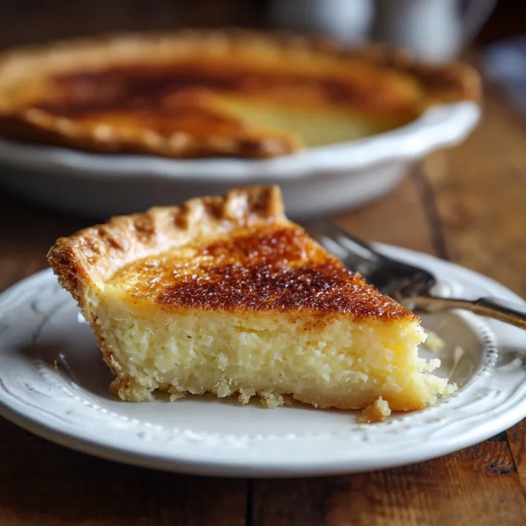 Classic Buttermilk Pie Recipe