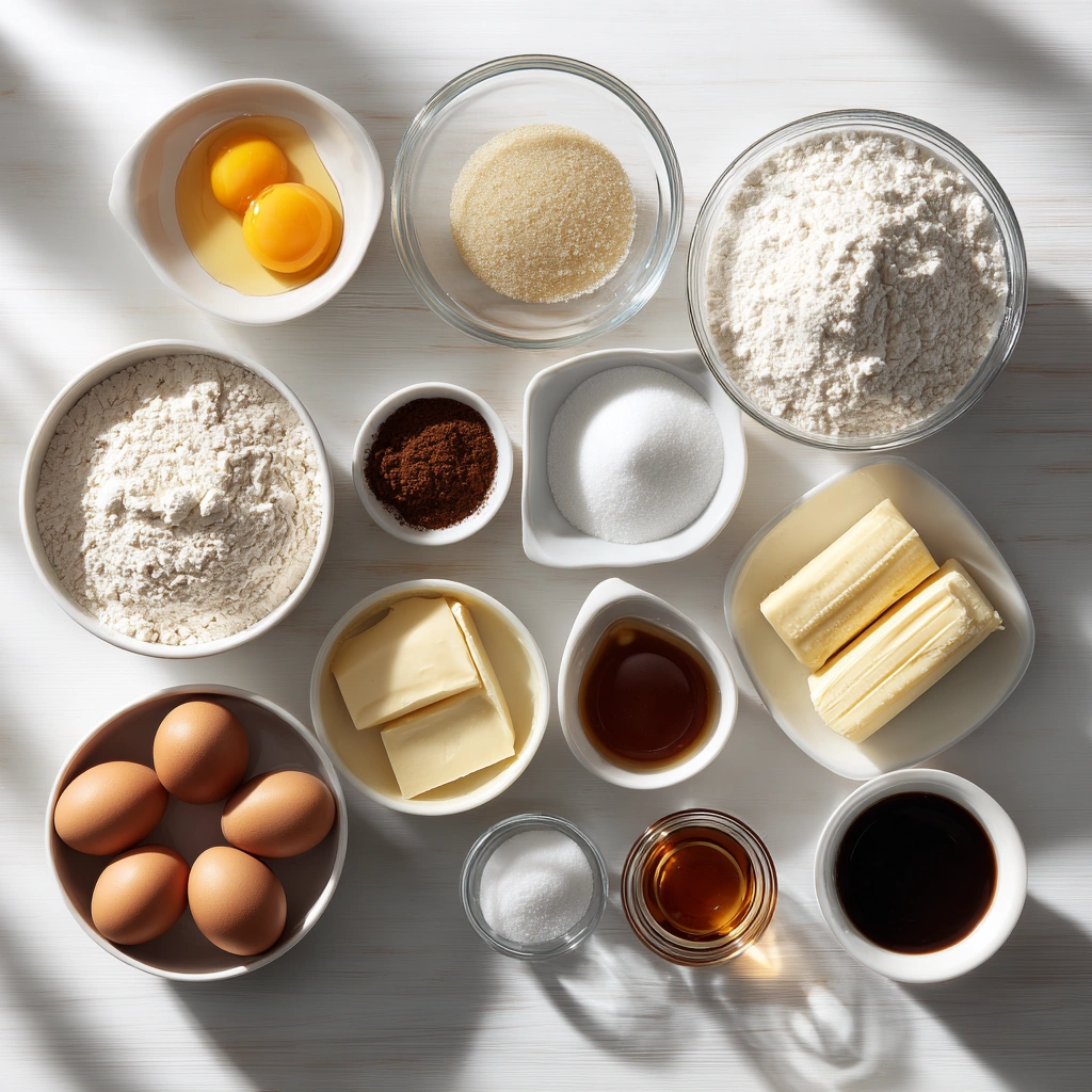 Coffee Sugar Cookies 3 ingredients of Coffee Sugar Cookies