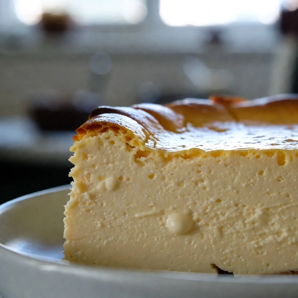 Cottage Cheese Yogurt Egg Cheesecake