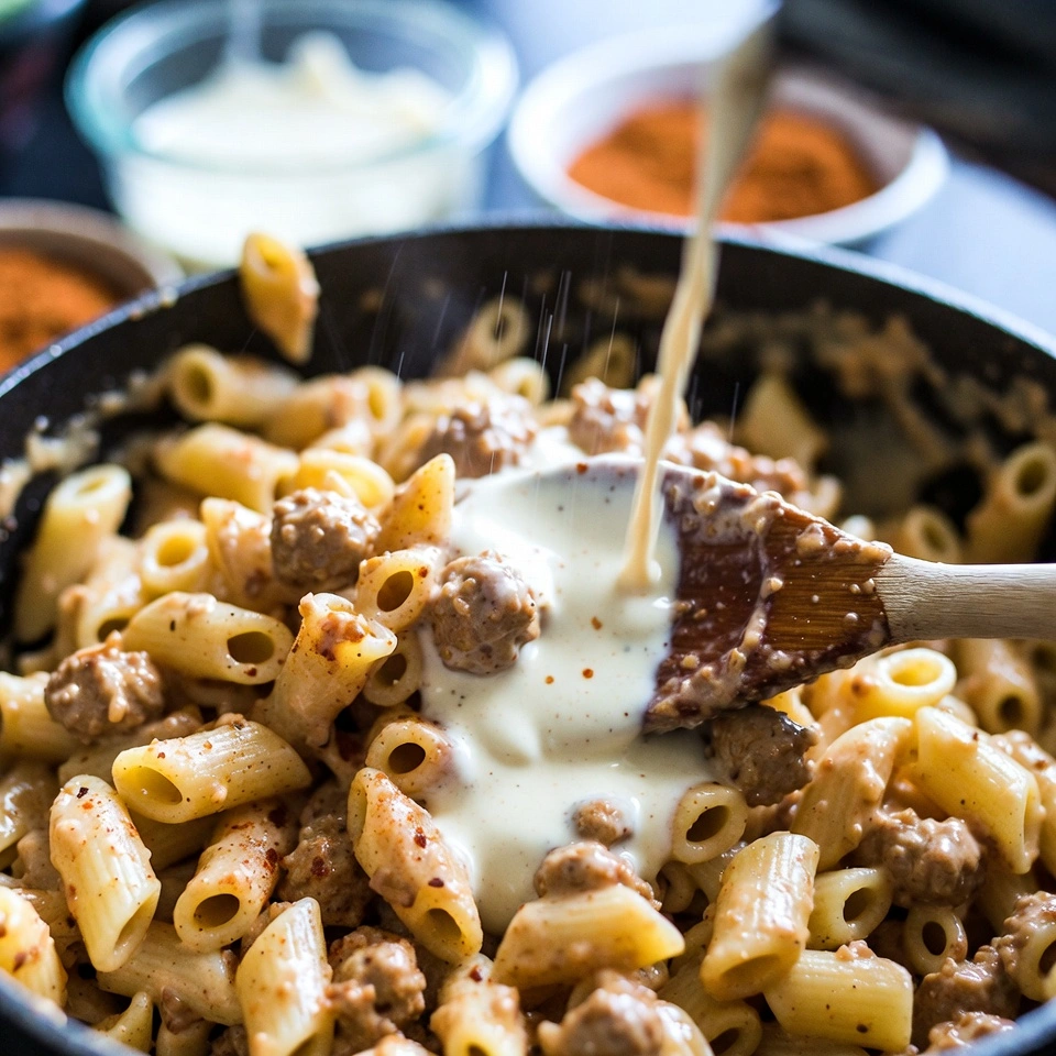 Creamy Cajun Sausage Pasta 5 Creamy Cajun Sausage Pasta