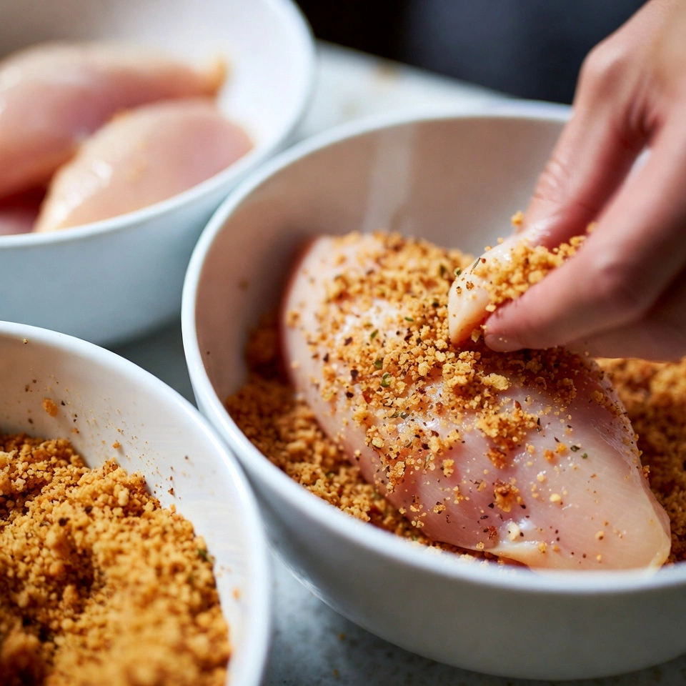 Crispy air fryer chicken sandwich