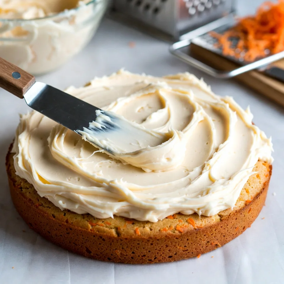 Freshly baked carrot cake bars before frosting