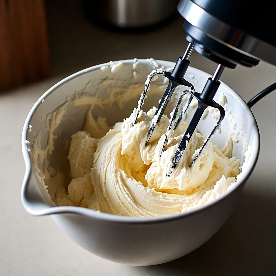 Cream cheese whipped for pumpkin pie dip