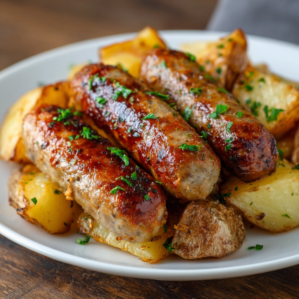 Easy Air Fryer Sausage and Potatoes