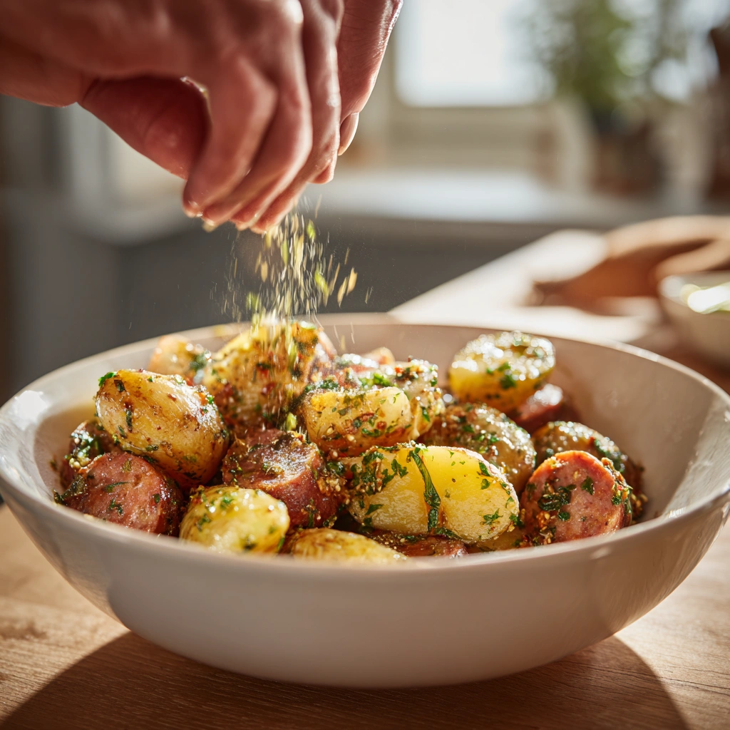 Easy Air Fryer Sausage and Potatoes