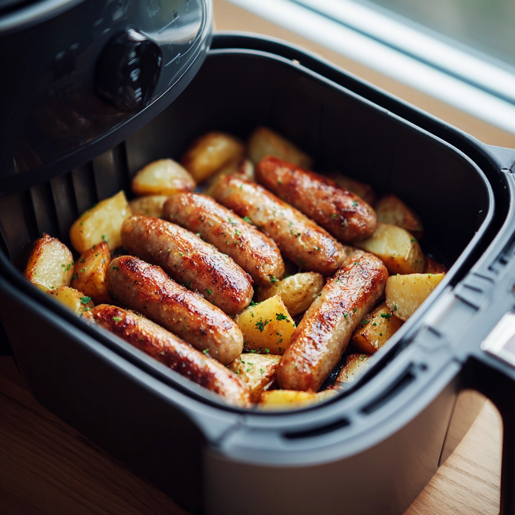 Easy Air Fryer Sausage and Potatoes