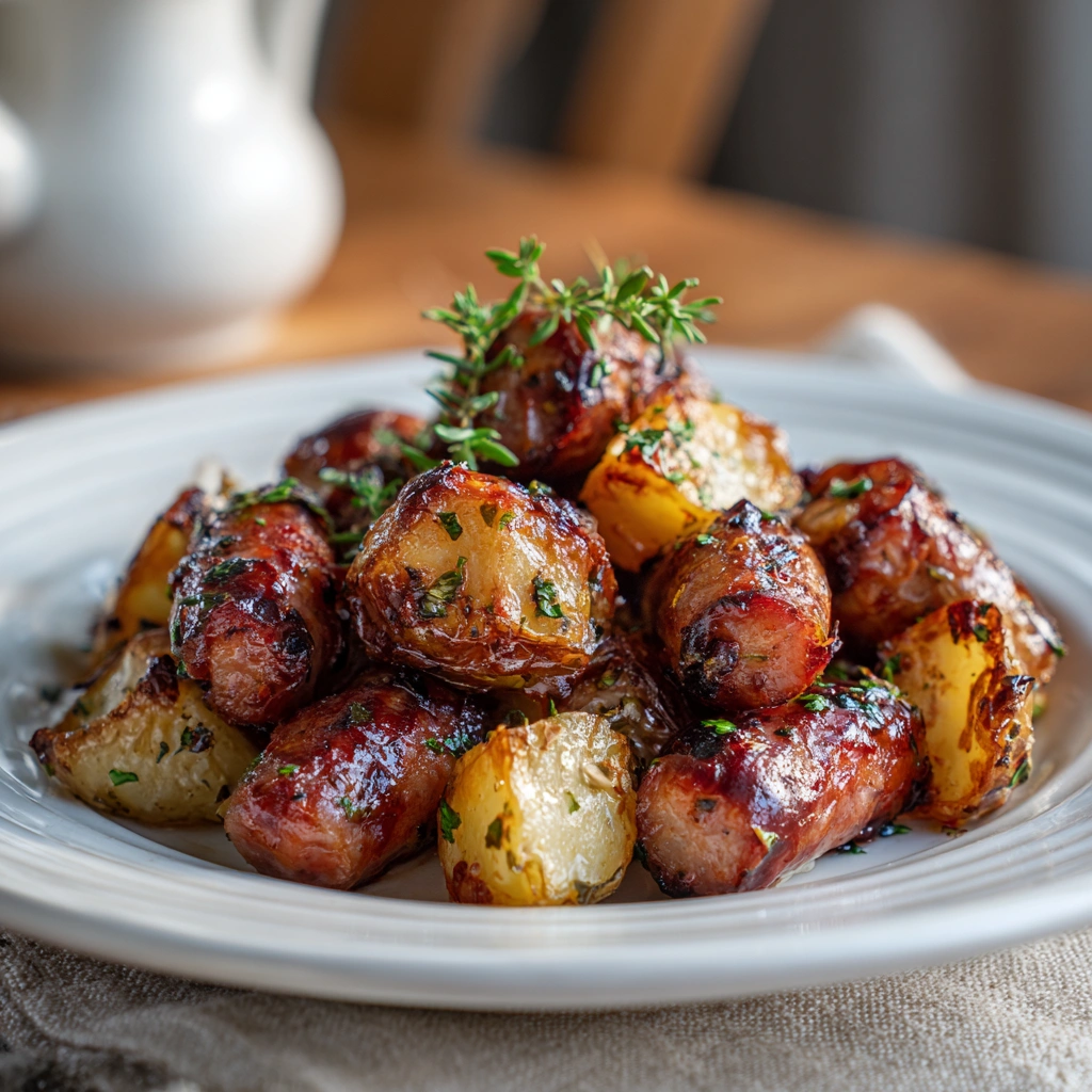 Easy Air Fryer Sausage and Potatoes
