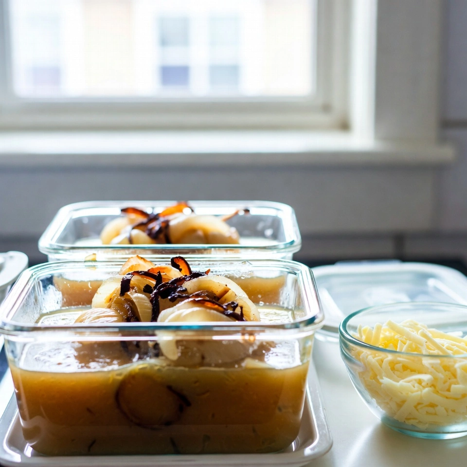 storing the French Onion Soup