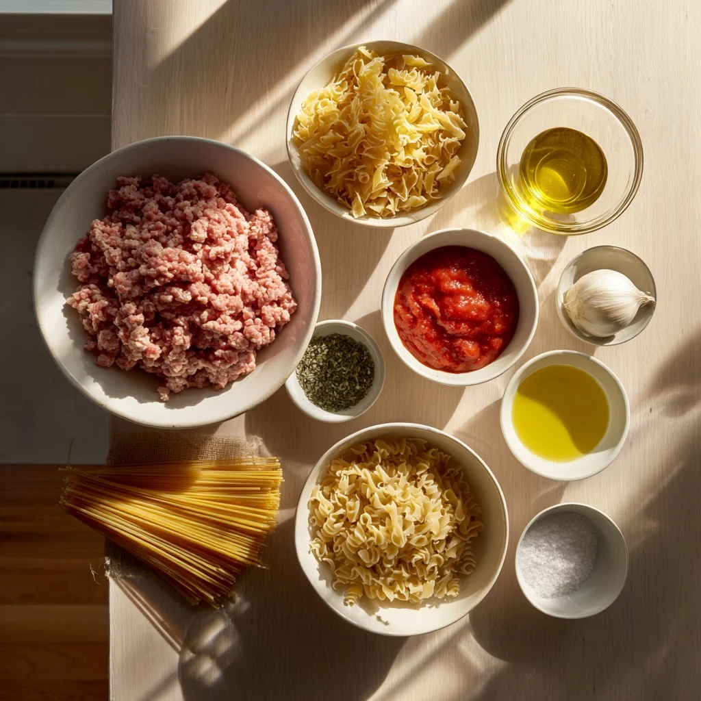 Ground Turkey Pasta Recipes – Light, Flavorful & Perfect for Weeknight Dinners 2 Ingredients used in Ground Turkey Pasta Recipes