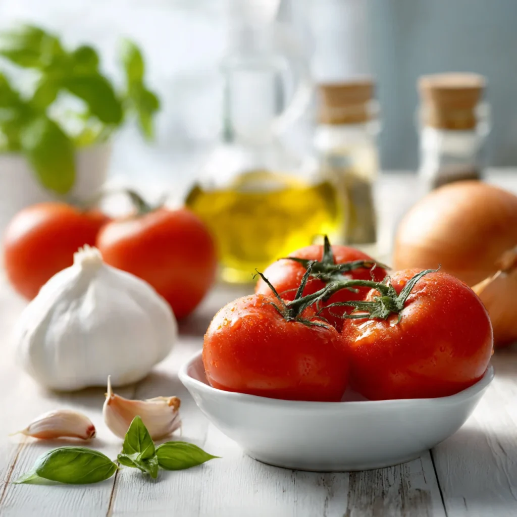 Ingredients used in Homemade Tomato Soup