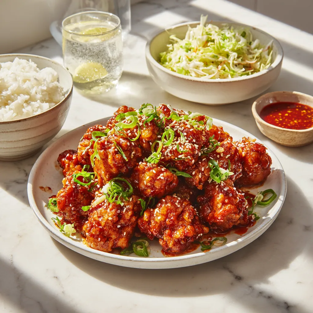 Korean Fried Chicken Recipe with Ultra-Crispy Coating and Bold Sticky Glaze 5 Korean Fried Chicken Recipe