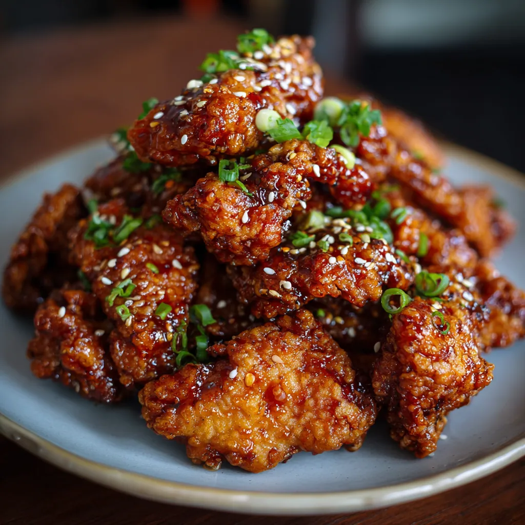 Korean Fried Chicken Recipe with Ultra-Crispy Coating and Bold Sticky Glaze 1 Korean Fried Chicken Recipe
