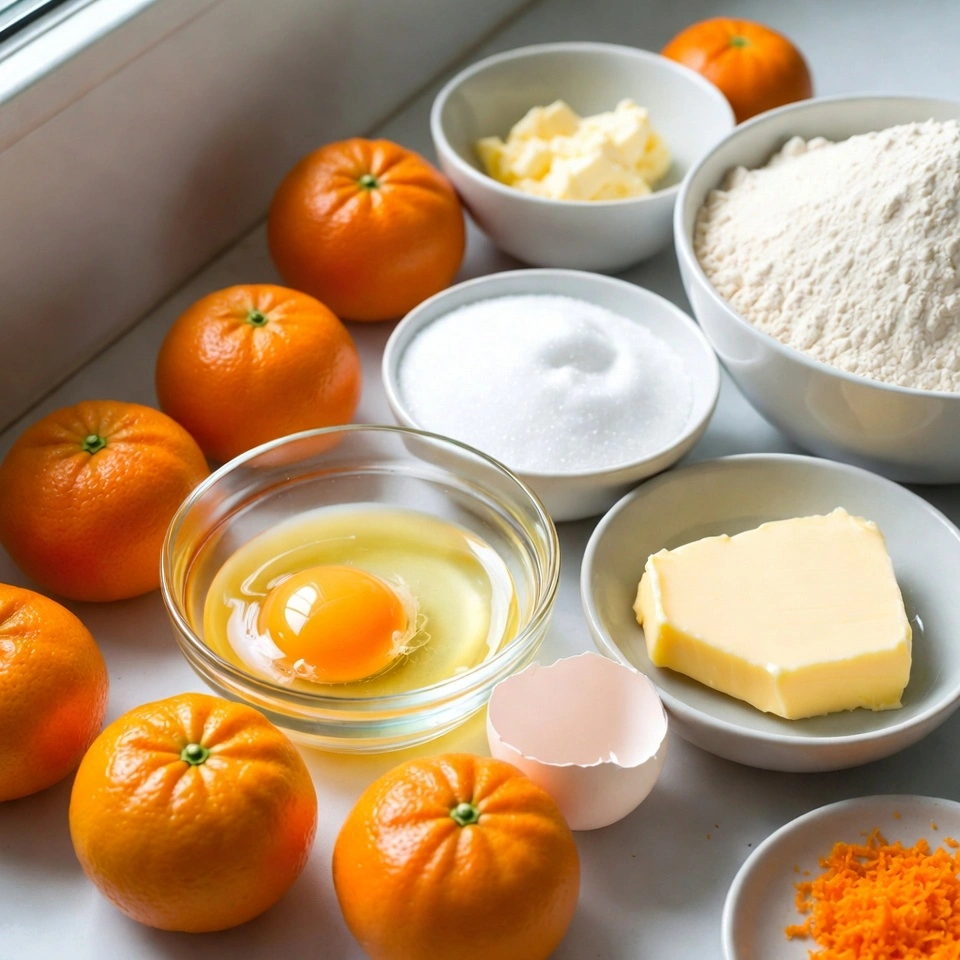 Mandarin Orange Pound Cake Recipe That Bursts with Bright Citrus Flavor 3 ingredients of Mandarin Orange Pound Cake